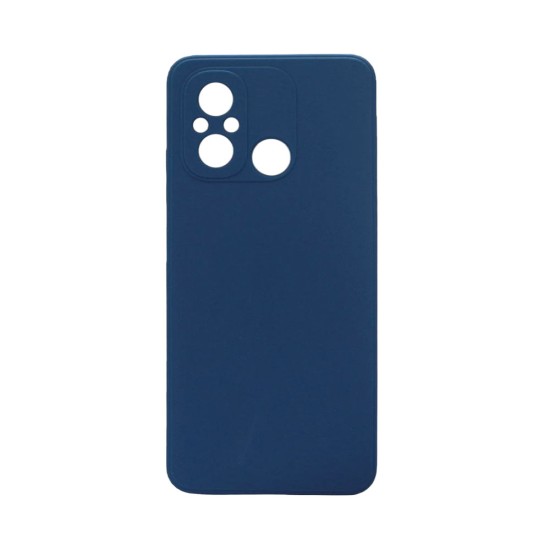 Funda de Silicona con Marco de Cámara para Xiaomi Redmi 12C Azul Funda de Silicona con Marco de Cámara para Xiaomi Redmi 12C Azul